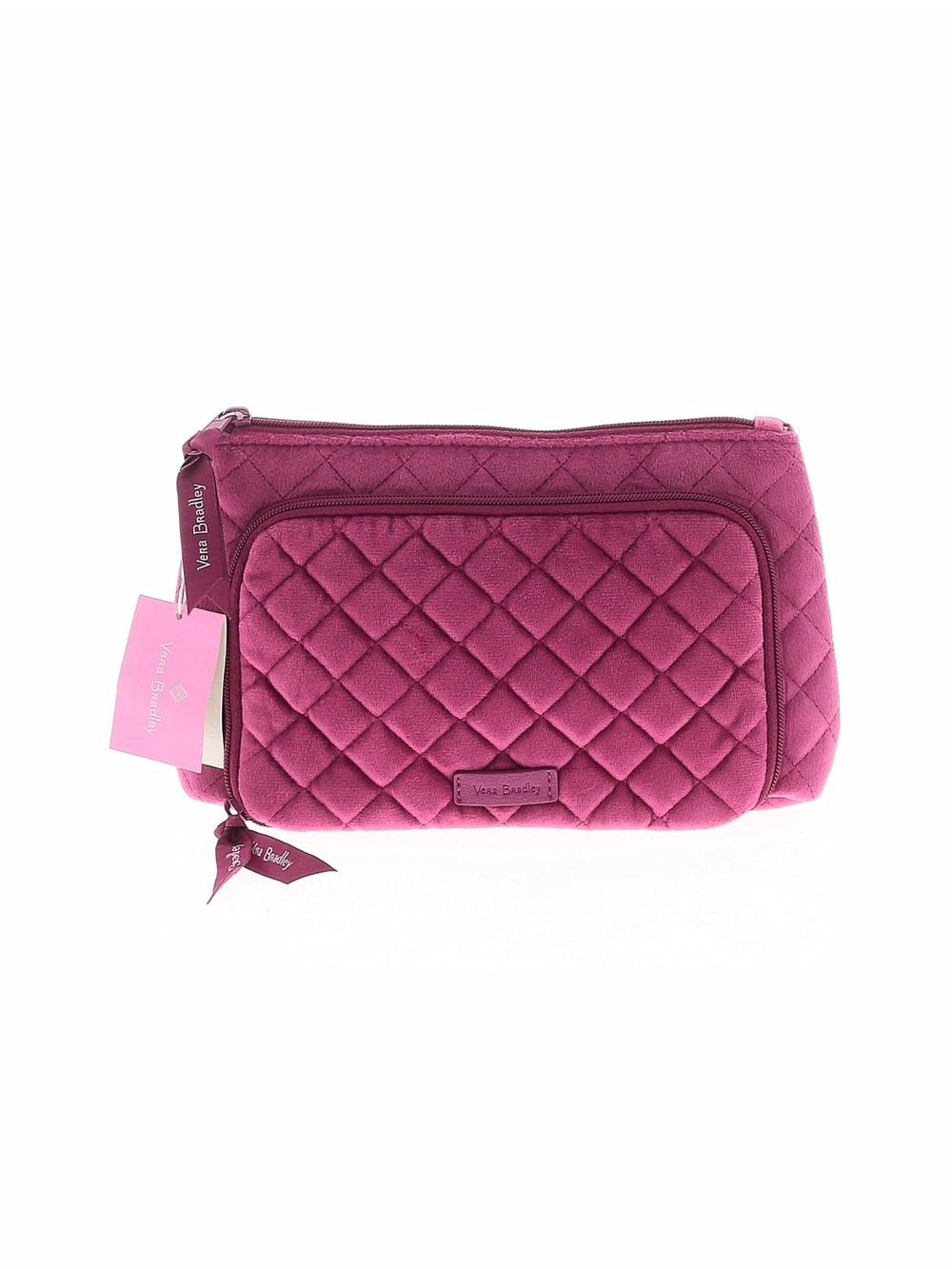 Vera Bradley Quilted Cosmetic Pouch NWT. Magenta